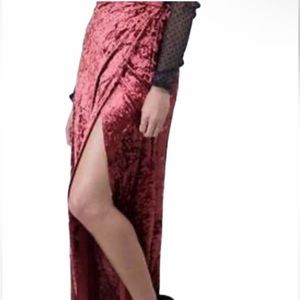 Band of Gypsies Red Wrap skirt SZ MD